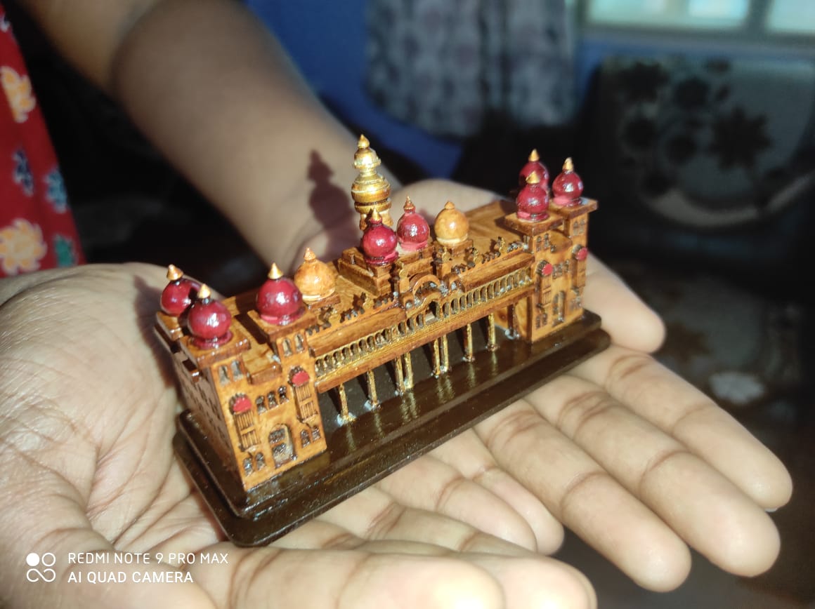 Mysore Palace Wooden Model Crafts Karnataka